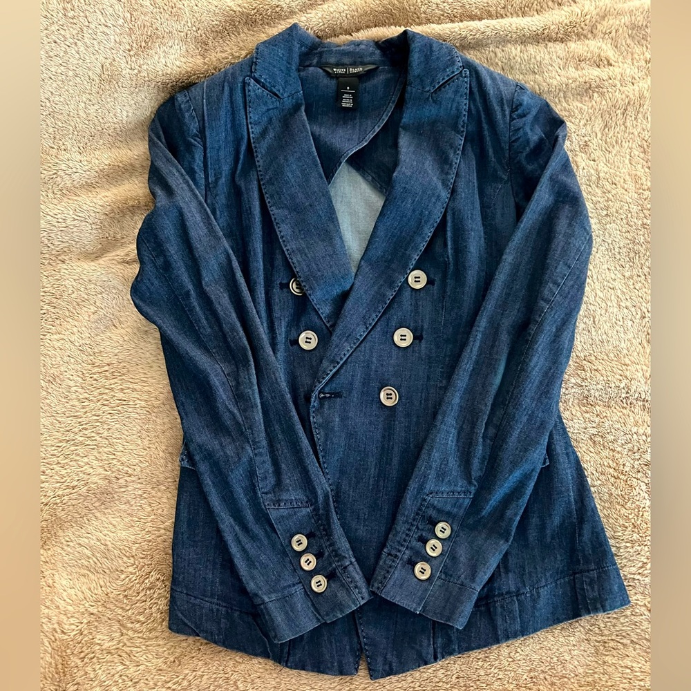 Like new denim blazer.